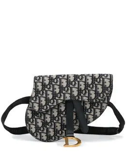 Christian Dior Pre-Owned: Голубая поясная сумка 