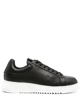Emporio Armani: Чёрные кроссовки 