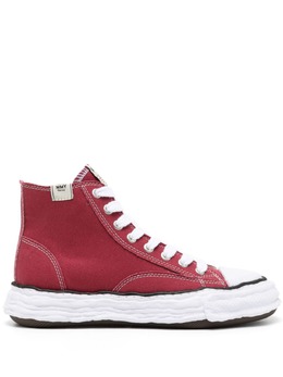 Maison Mihara Yasuhiro: Бордовые кроссовки  Original Sole