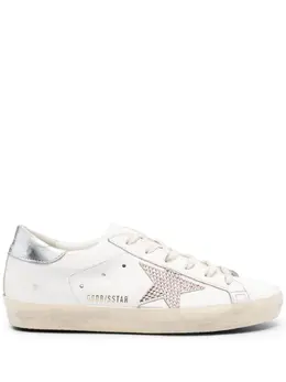 Golden Goose: Белые кроссовки  Super Star