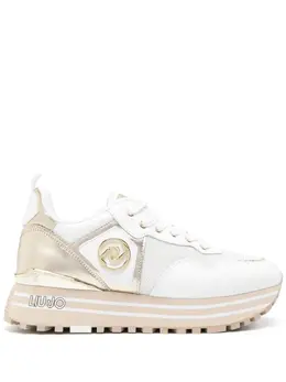 LIU JO: Белые кроссовки  Maxi Wonder