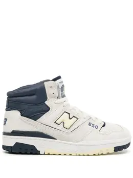 New Balance: Белые кроссовки 