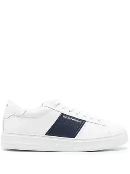 Emporio Armani: Белые кроссовки 