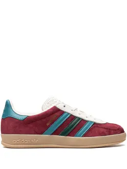 adidas: Бордовые кроссовки  Gazelle Indoor