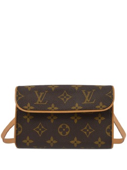 Louis Vuitton Pre-Owned: Коричневая поясная сумка 