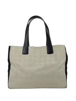 CHANEL Pre-Owned: Белая сумка-шоппер 