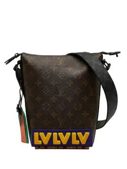 Louis Vuitton Pre-Owned: Коричневая сумка через плечо 