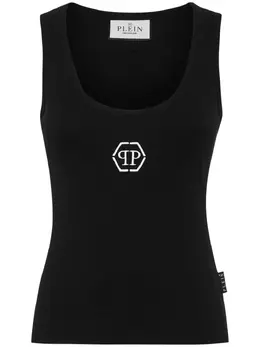 Philipp Plein: Хлопковая майка  Hexagon