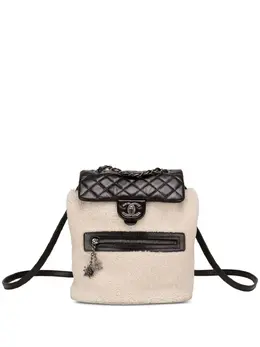CHANEL Pre-Owned: Чёрный рюкзак 