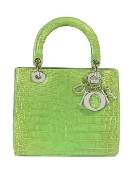 Christian Dior Pre-Owned: Зелёная сумка 