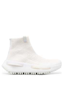adidas: Белые мокасины  NMD