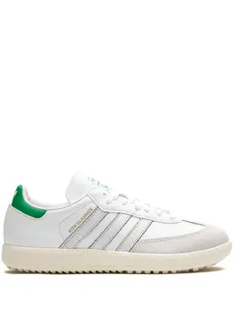 adidas: Белые кроссовки  Samba