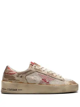 Golden Goose: Белые кроссовки  Stardan