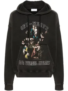 Off-White: Толстовка с принтом 