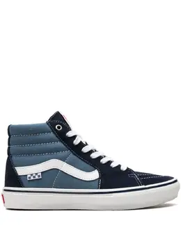 Vans: Голубые кроссовки  Sk8-Hi
