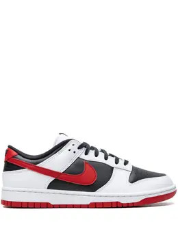Nike: Чёрные кроссовки  Dunk Low Retro