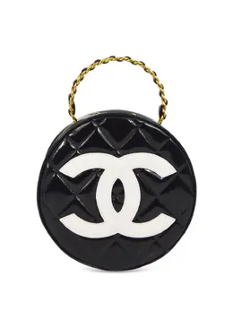 CHANEL Pre-Owned: Чёрная сумка на руку 