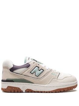 New Balance: Белые кроссовки  550