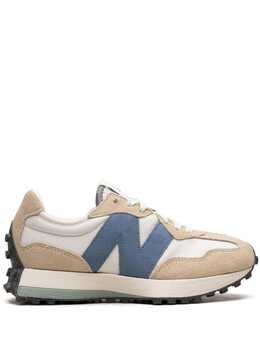 New Balance: Бежевые кроссовки  327