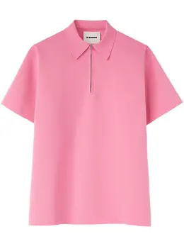 Jil Sander: Розовое поло 