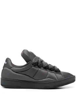 Lanvin: Чёрные кроссовки  Curb
