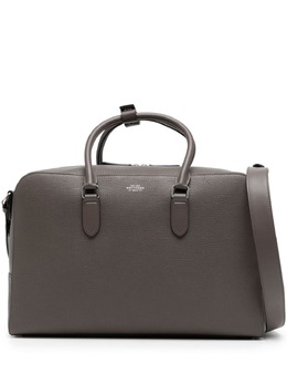 Smythson: Тёмная дорожная сумка 