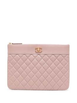 CHANEL Pre-Owned: Светлый клатч 