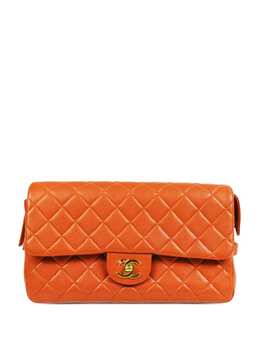 CHANEL Pre-Owned: Оранжевый рюкзак 