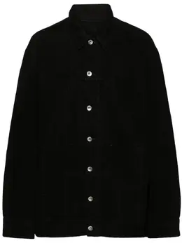 Rick Owens DRKSHDW: Чёрная куртка  Jumbo