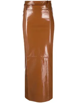 The Mannei: Кожаная юбка 