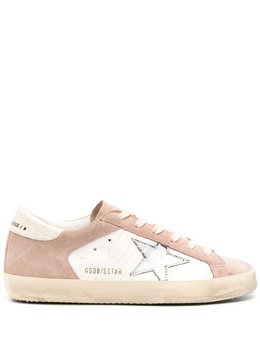 Golden Goose: Розовые кроссовки  Super Star