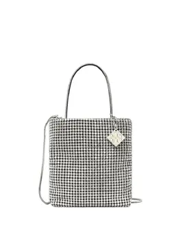 Tory Burch: Серебристая сумка-шоппер 