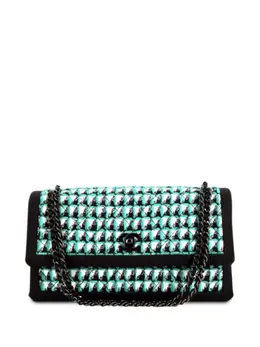 CHANEL Pre-Owned: Зелёная сумка 