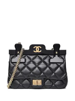 CHANEL Pre-Owned: Чёрная сумка 