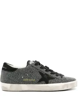 Golden Goose: Чёрные кроссовки  Super Star