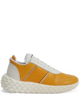 Giuseppe Zanotti: Жёлтые кроссовки  Urchin