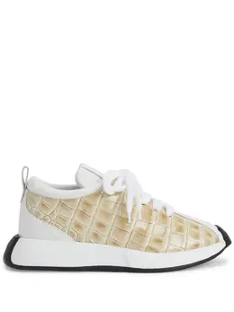 Giuseppe Zanotti: Бежевые кроссовки  Ferox