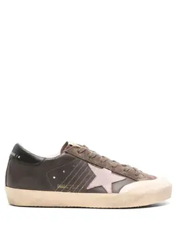 Golden Goose: Тёмные кроссовки  Superstar