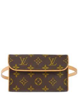 Louis Vuitton Pre-Owned: Коричневая поясная сумка 