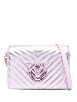 PINKO: Фиолетовая сумка через плечо 