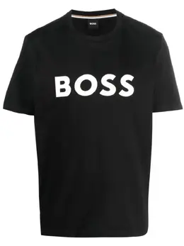 BOSS: Футболка с принтом 