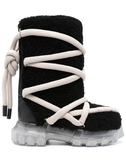 Rick Owens: Чёрные ботинки 