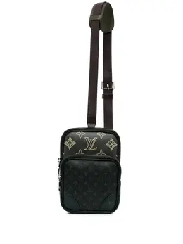 Louis Vuitton Pre-Owned: Чёрная сумка через плечо 