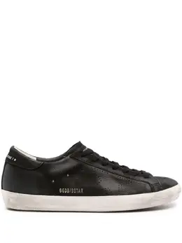 Golden Goose: Чёрные кроссовки  Super Star