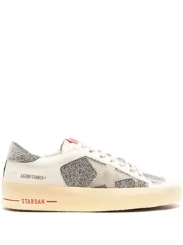 Golden Goose: Белые кроссовки  Stardan