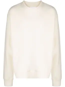 Jil Sander: Белый свитер 