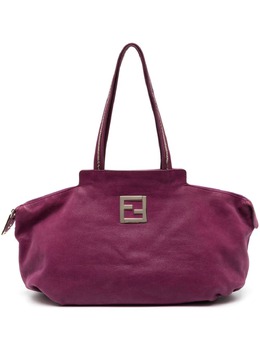 Fendi Pre-Owned: Фиолетовая сумка-шоппер 