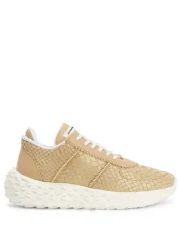 Giuseppe Zanotti: Светлые кроссовки  Urchin
