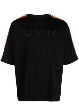 Lanvin: Кружевная футболка  Curb