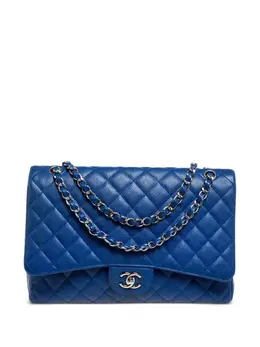 CHANEL Pre-Owned: Голубая сумка 